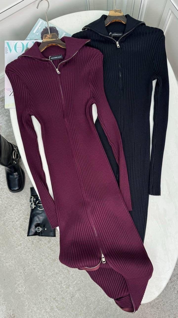 трикотажное платье лапша,платье лапша,трикотажное платье,платье 6006 "лапша - молния" бордовое,стильное платье