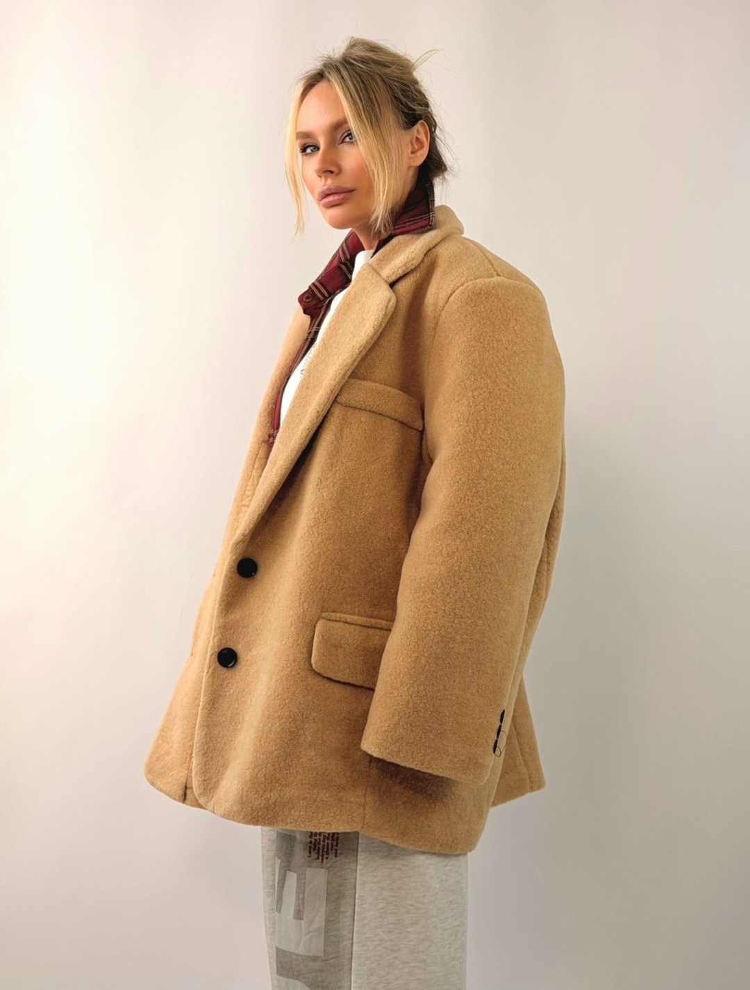 пальто оверсайз,мода стиль,длинное пальто,пальто из искусственного меха