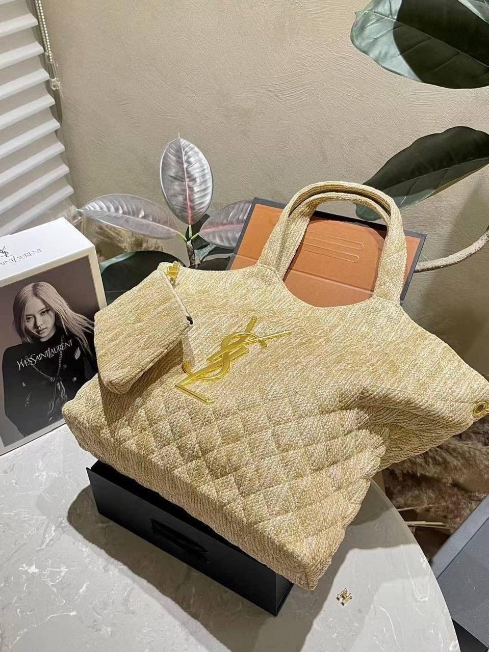 сумка yves saint laurent,женская cумка yves saint laurent,пляжная сумка,плетеная сумка,модная сумка