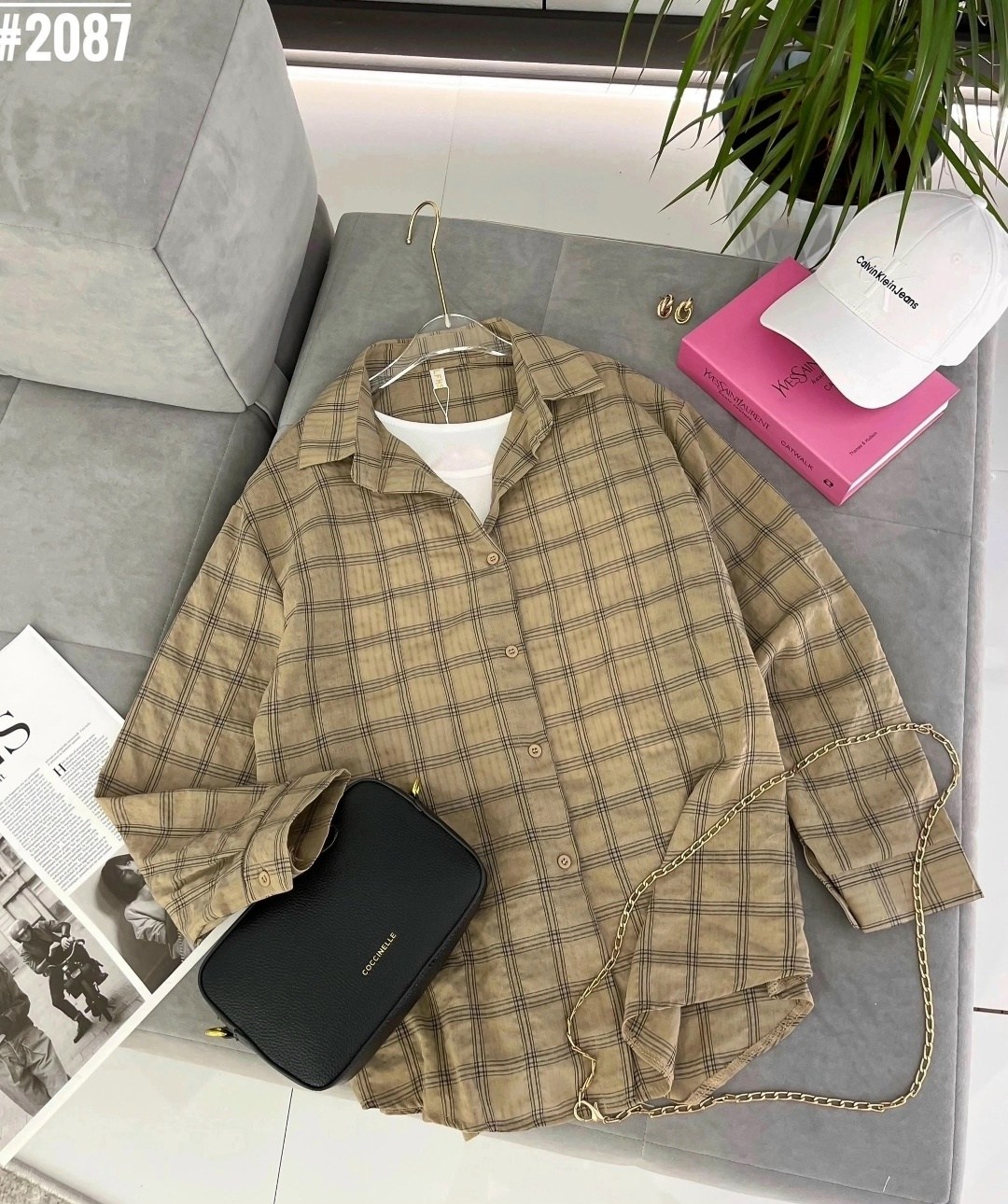 женская рубашка в клетку,рубашка женская оверсайз в клетку,рубашка в клетку оверсайз варенка umalook,женская рубашка,рубашка в клетку