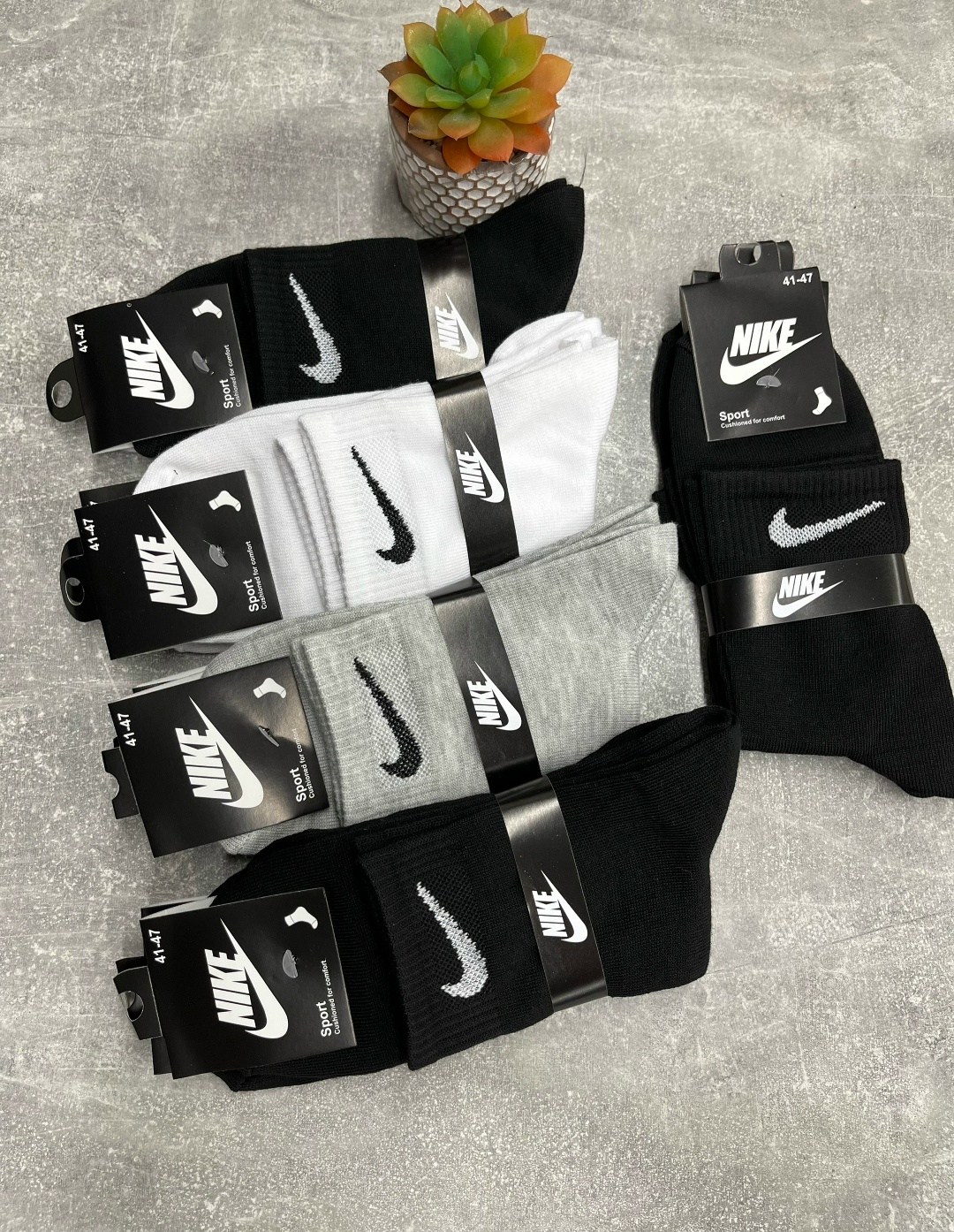 носки средние хлопковые набор 5 пар nike,носки мужские 10 пар nike,носки мужские,носки мужские 10 пар,комплект носков 10 пар