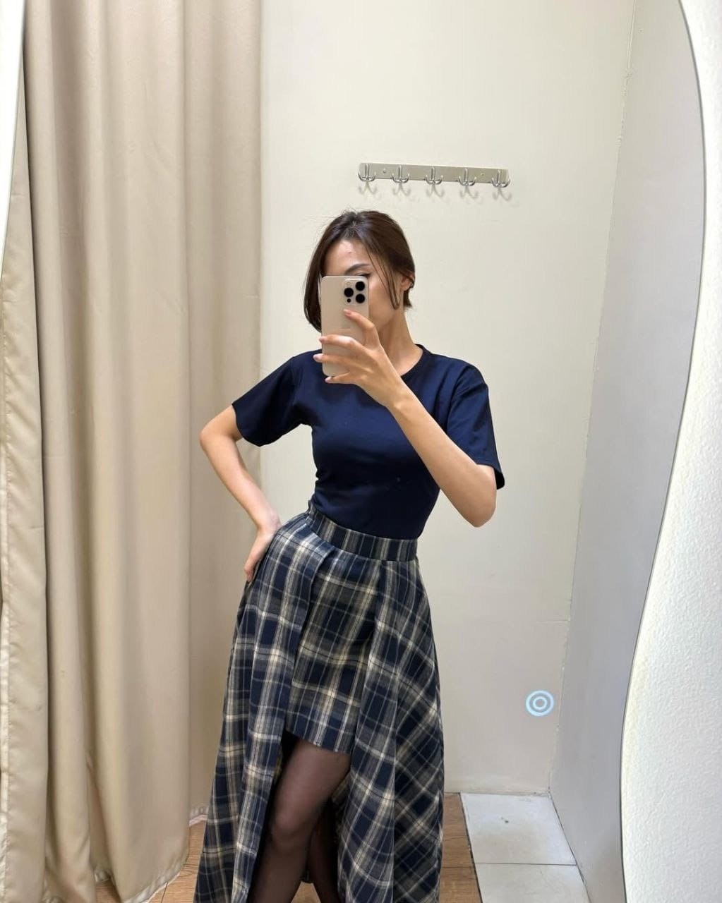 корейская мода,юбка мода,модная юбка,клетчатая юбка,юбка шотландка макси