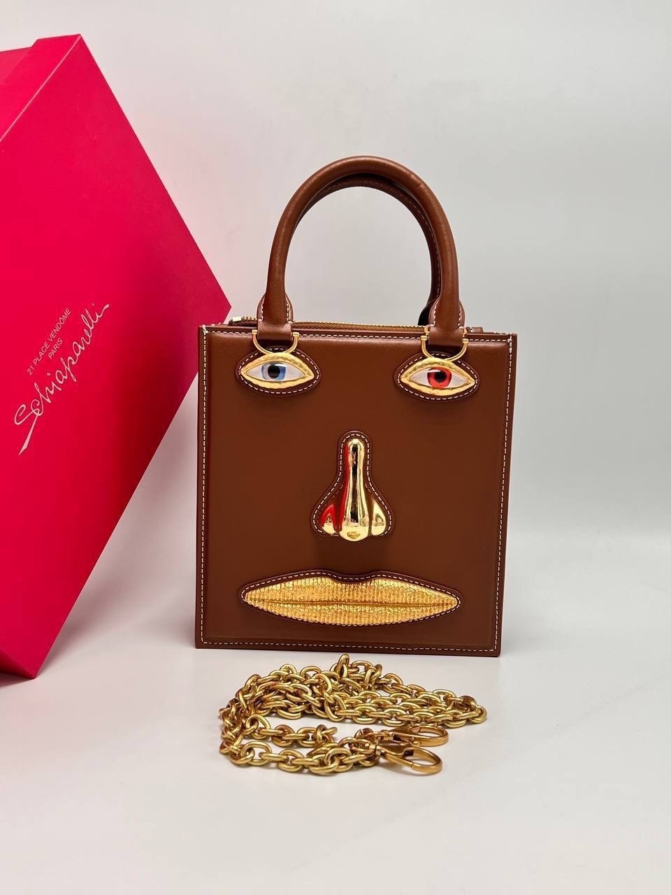 сумка женская schiaparelli,сумка-тоут schiaparelli,сумка schiaparelli,сумка женская shiaparelli & salvador dali,брендовая женская сумка