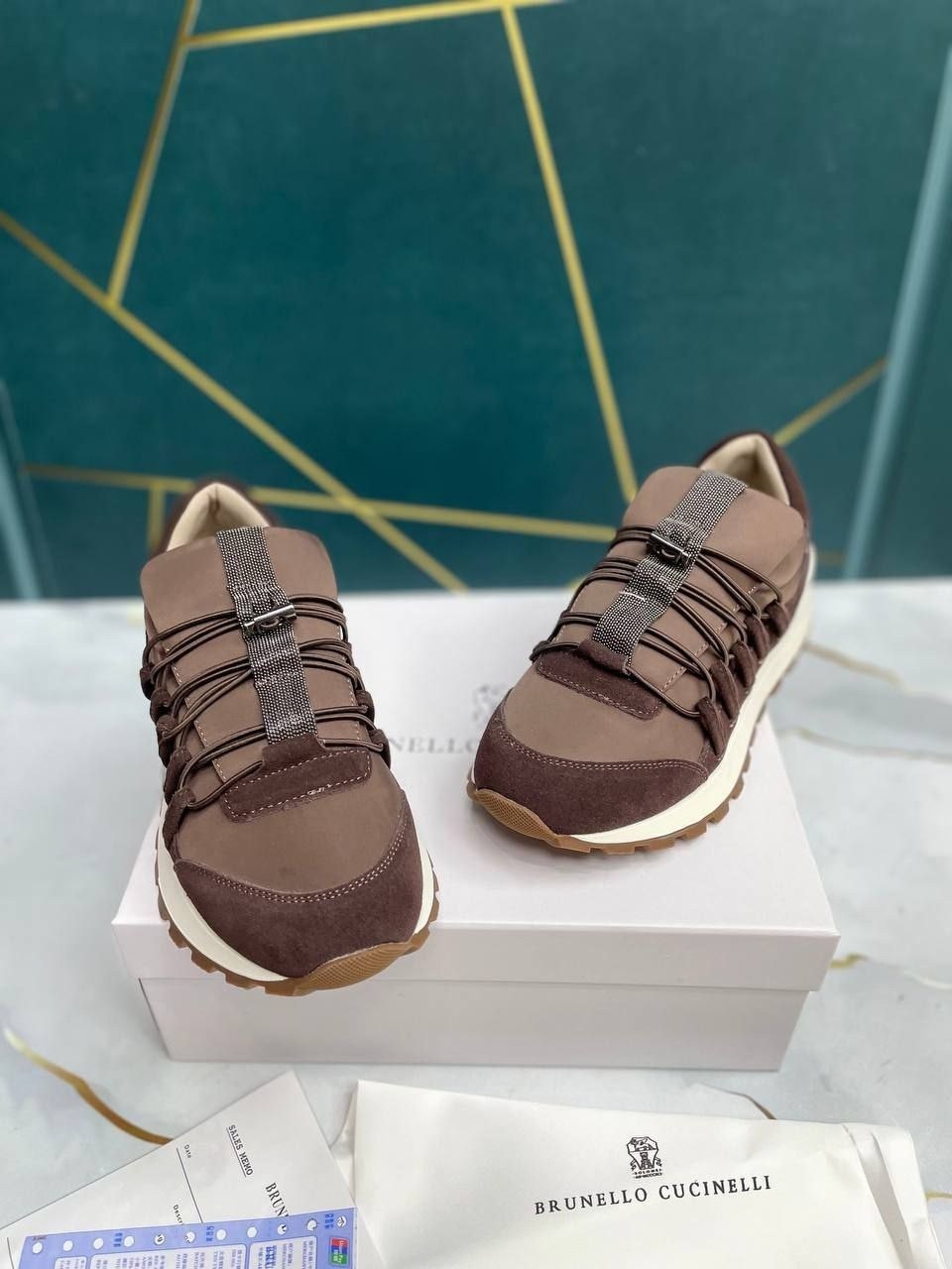 кроссовки brunello cucinelli замшевые,кроссовки brunello cucinelli,brunello cucinelli кроссовки женские,комбинированные кроссовки brunello cucinelli,кроссовки brunello cucinelli коричневый