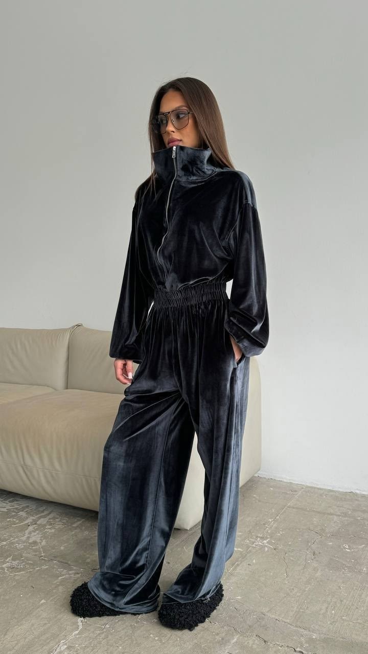 комбинезон из королевского велюра,велюровый спортивный костюм,велюровый костюм,женский велюровый комбинезон 42/48р,спортивный костюм велюровый арт. 10678594