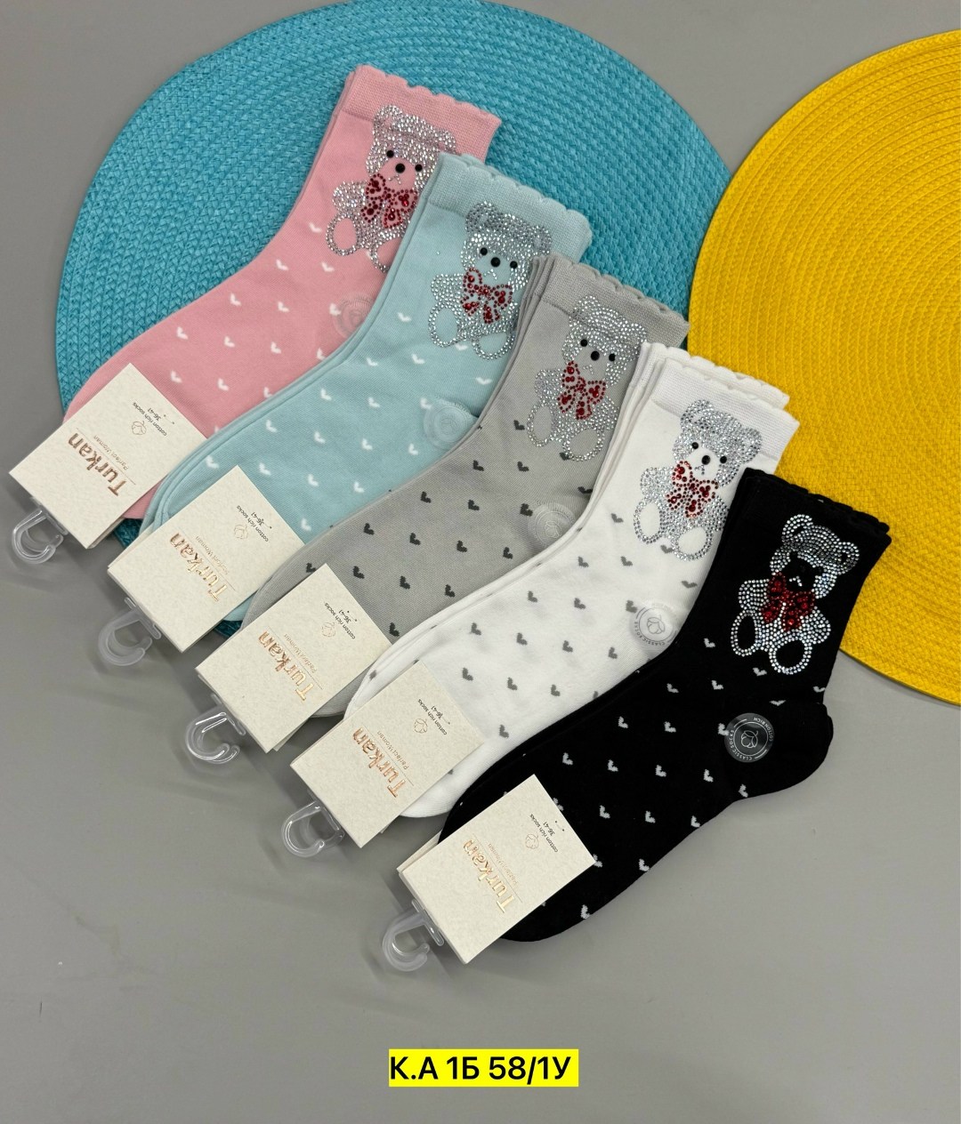 женские носки,носки женские мишка,носки со стразами,носки красивая,носки короткие со стразами