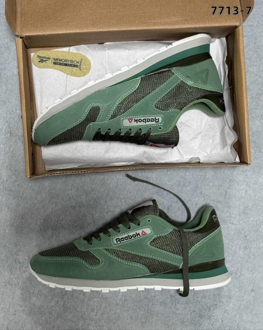 кроссовки reebok,reebok classic leather utility (green),кроссовки reebok classic,рибок кроссовки замшевые зеленые,мужские кроссовки reebok