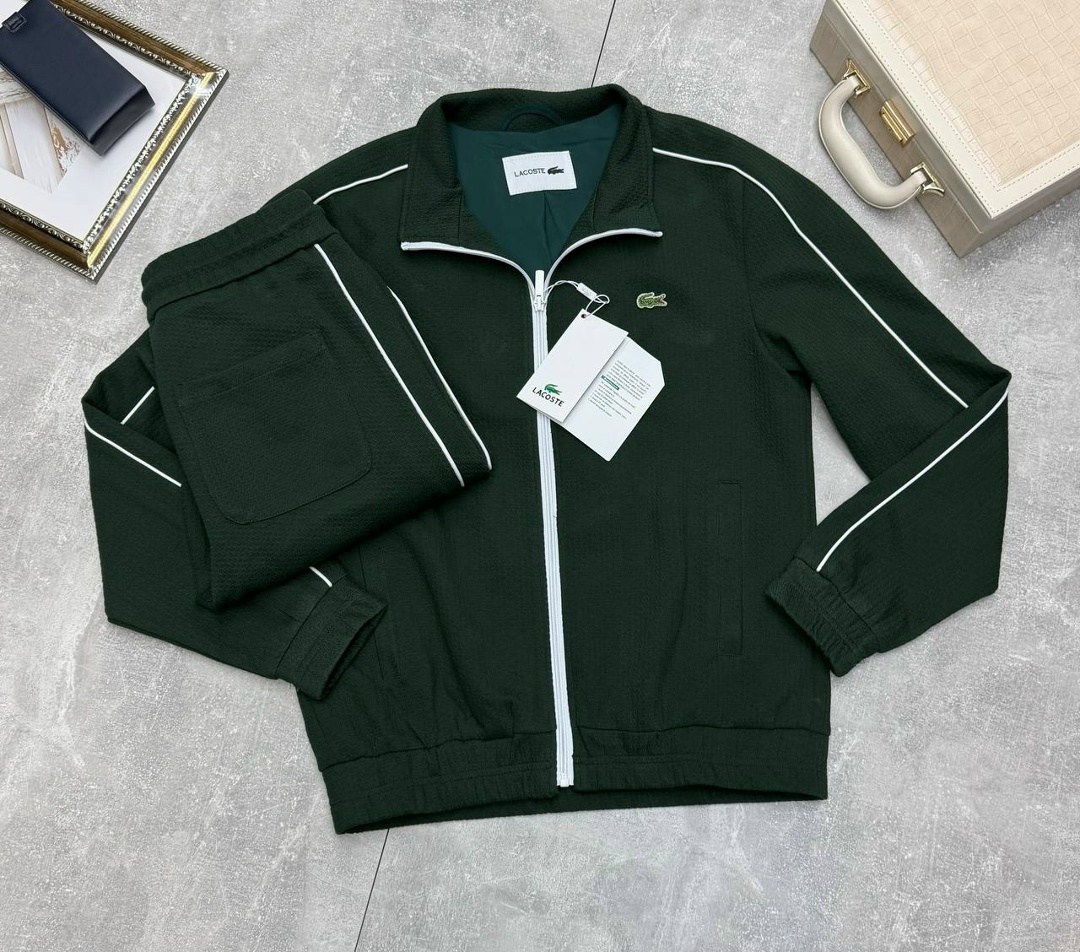 костюм лакост зеленый,спортивный костюм lacoste,спортивный костюм мужской lacoste,green lacoste tracksuit,костюм лакосте зеленый