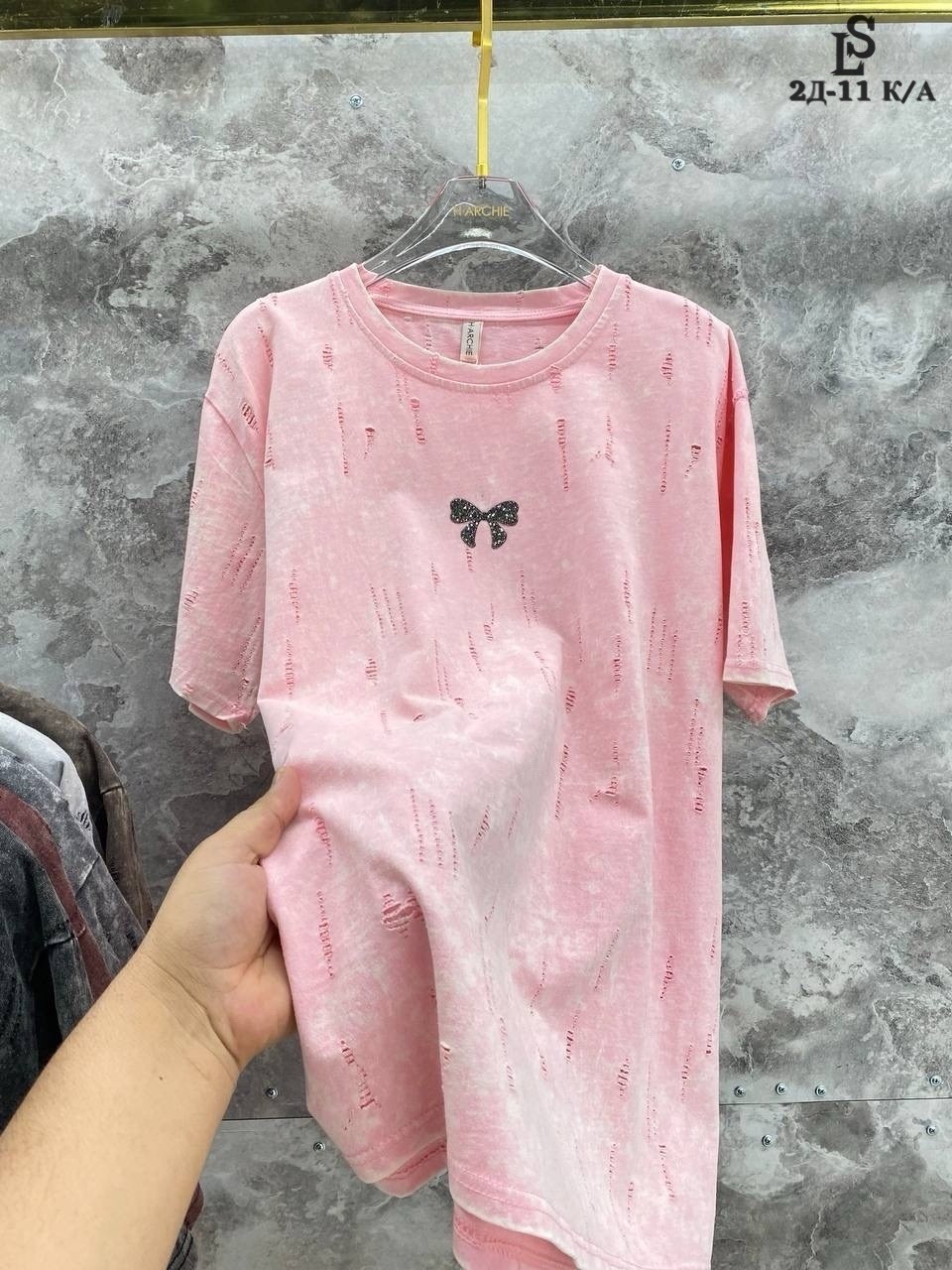 футболка с эффектом tie-dye (под варёнку) с камешками,женская футболка варенка оверсайз,футболка варёнка оверсайз,футболка оверсайз