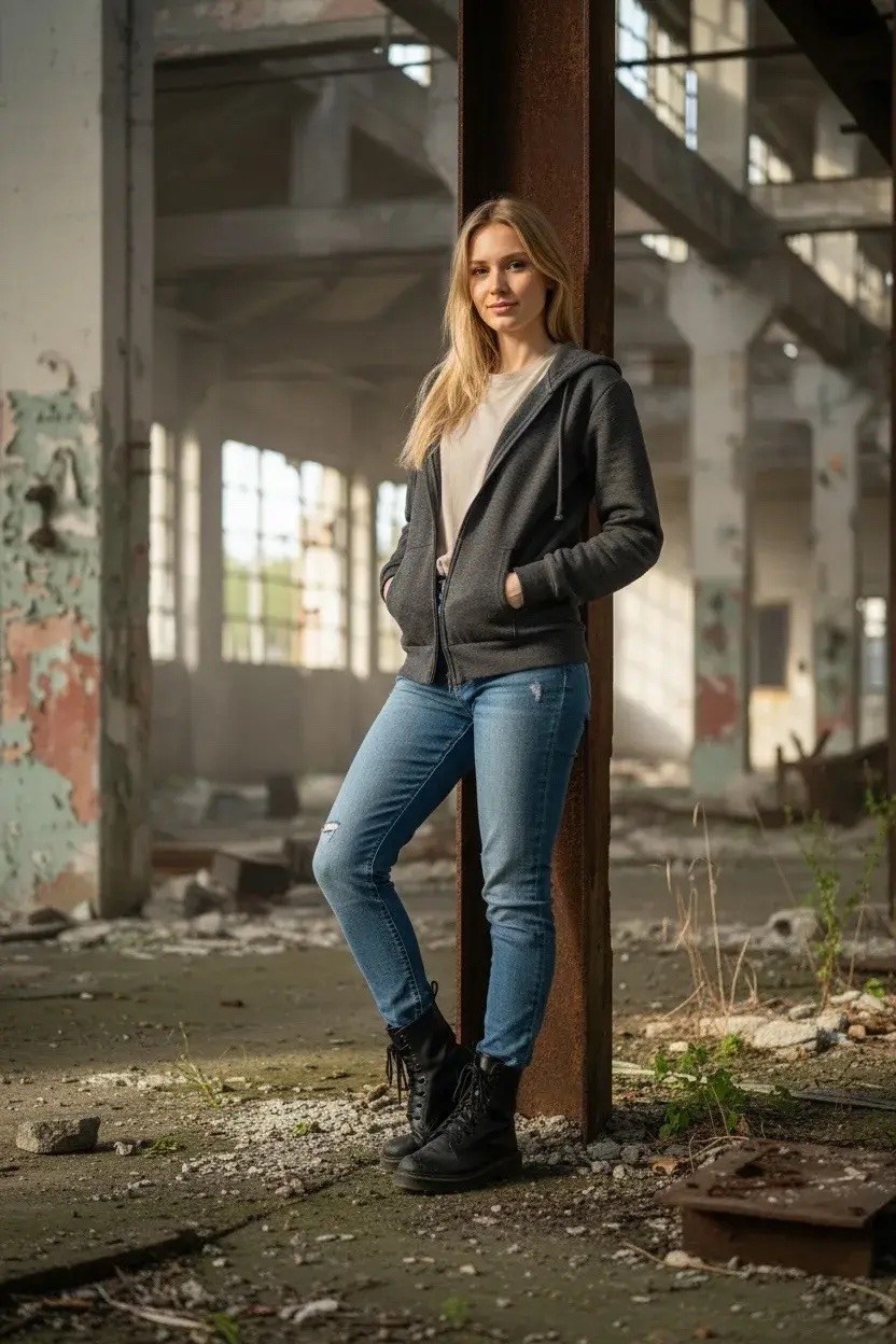 женская толстовка из футера с начесом happyfox,серая кофта на молнии женская оверсайз,женская толстовка из футера с начесом,толстовка женская,толстовка оверсайз