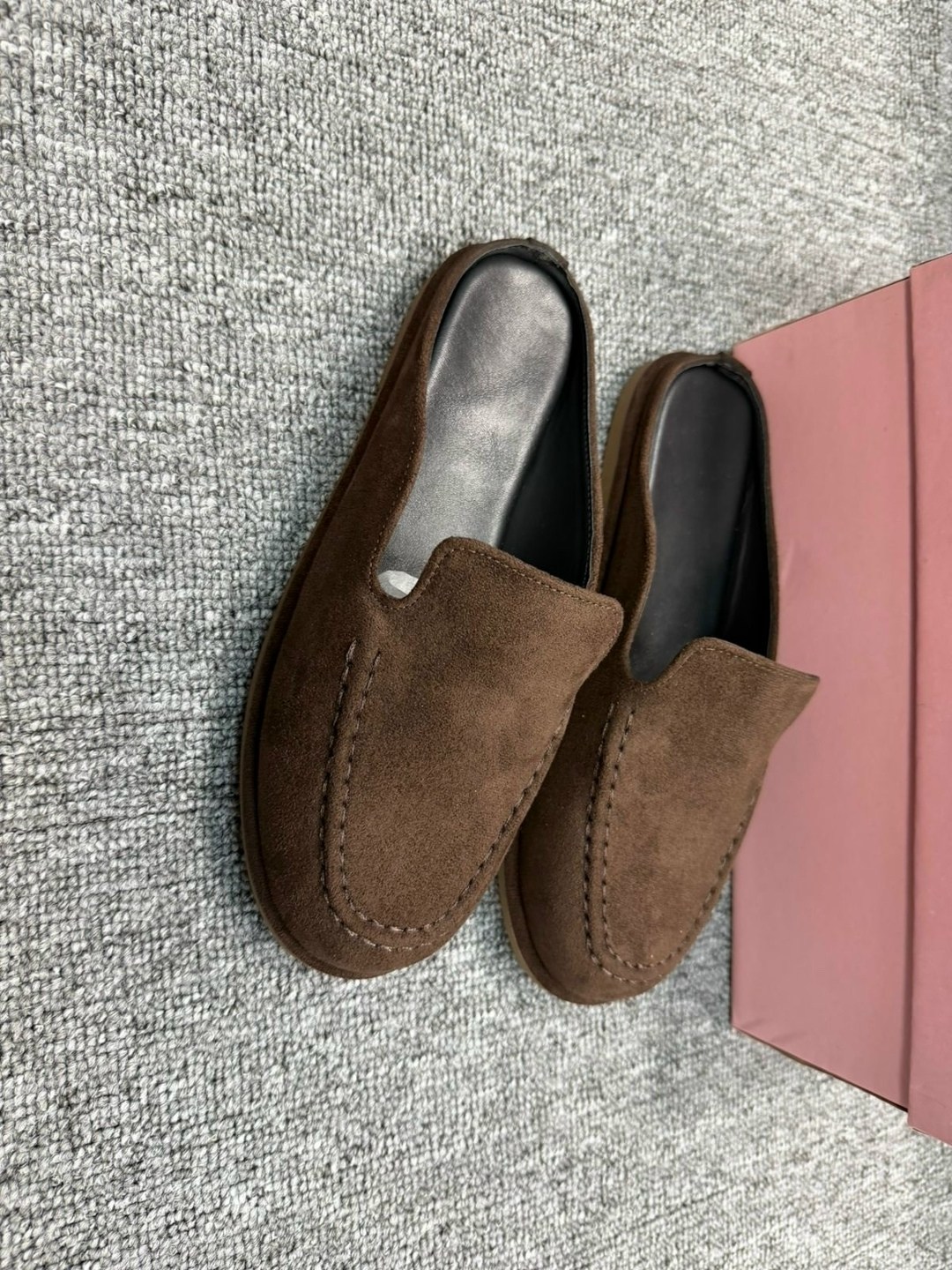 ,мюли замшевые,мюли женские,замшевые сабо, женская