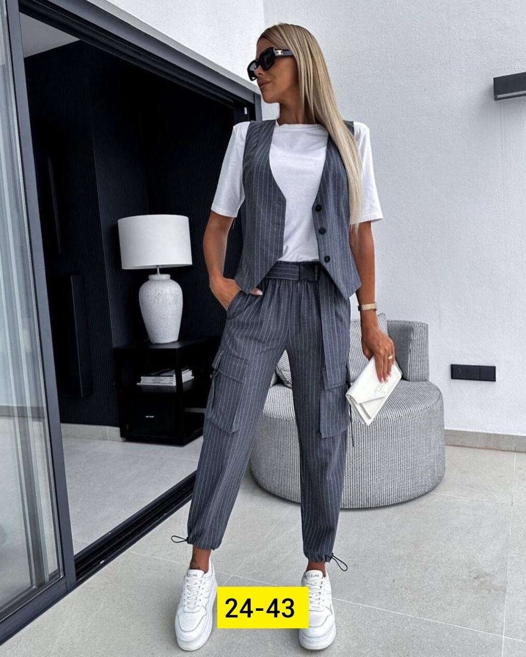 женские костюмы,костюм женский брючный с жилеткой,женский костюм брюки,костюм двойка женская,повседневный костюм