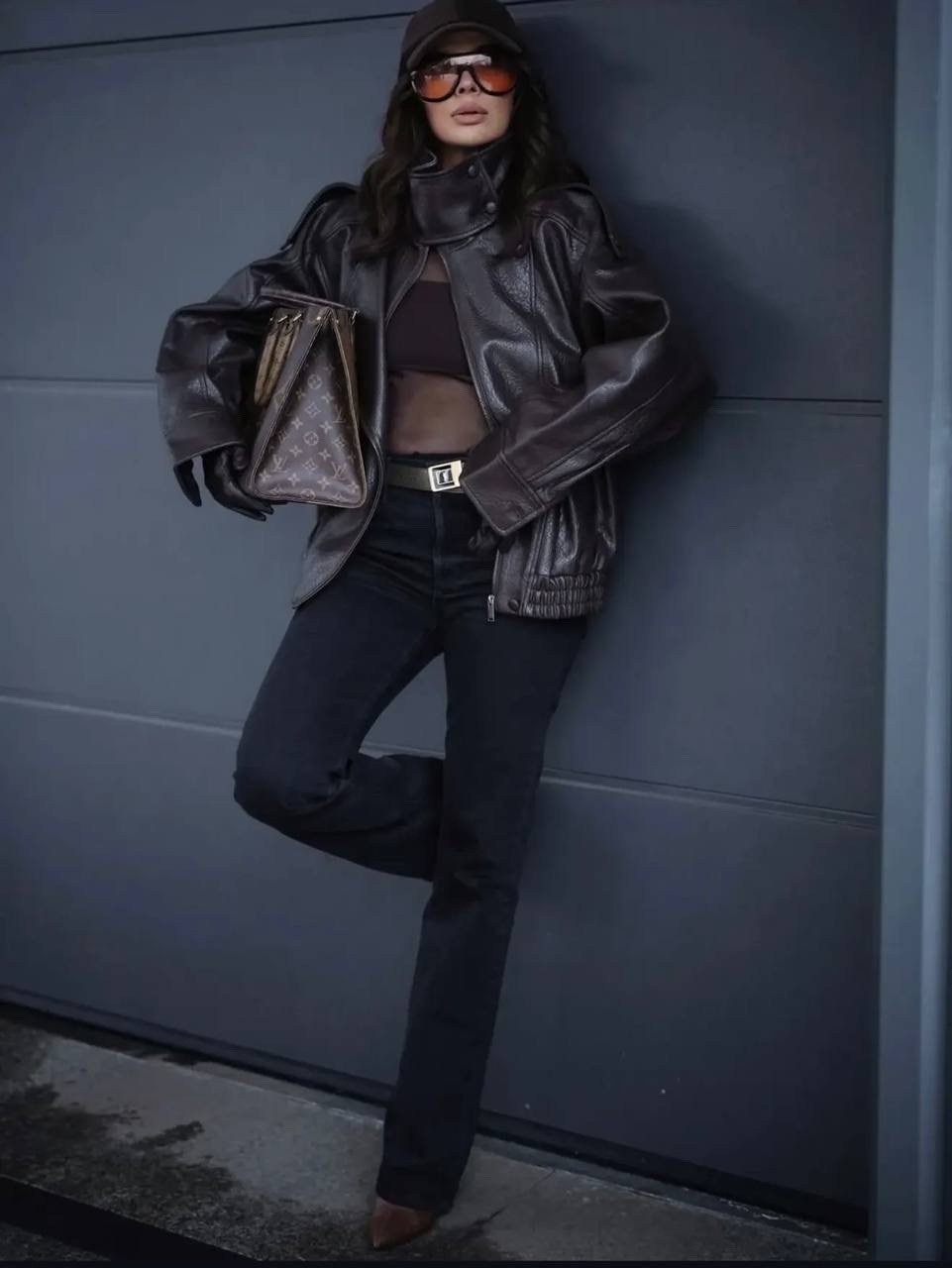 куртка кожаная,женская кожаная куртка,куртка оверсайз,косуха кожаная куртка оверсайз saint shine,косуха оверсайз