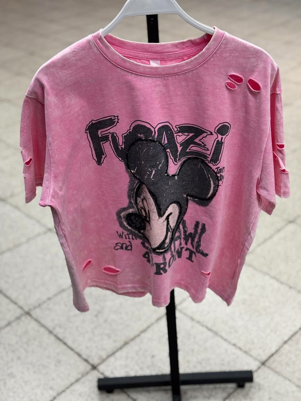 женская футболка,женская футболка оверсайз варенка мики маус,футболки женские с принтом,футболка с принтом,женская футболка оверсайз