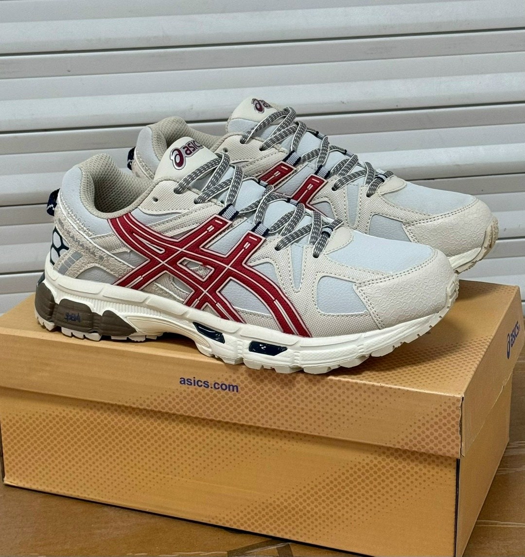 кроссовки asics gel-kahana 8,кроссовки asics,asics gel-kahana 8,мужские кроссовки asics,мужские кроссовки asics gel-kahana 8 спортивные красный/бежевый