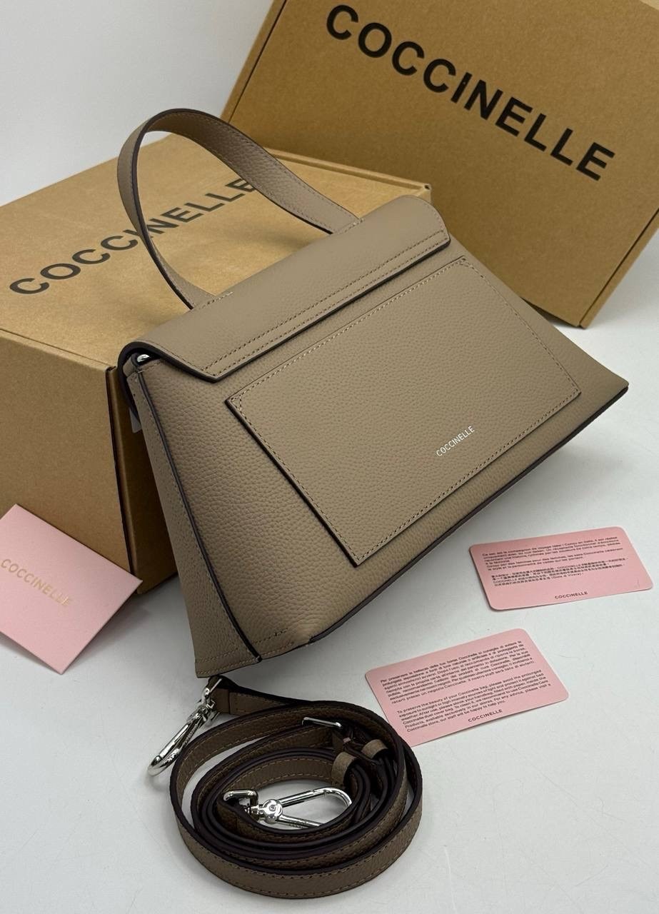 сумка coccinelle,сумка женская coccinelle,coccinelle b14 графит,сумка coccinelle b14 mini пудровая,сумка coccinelle b14 mini