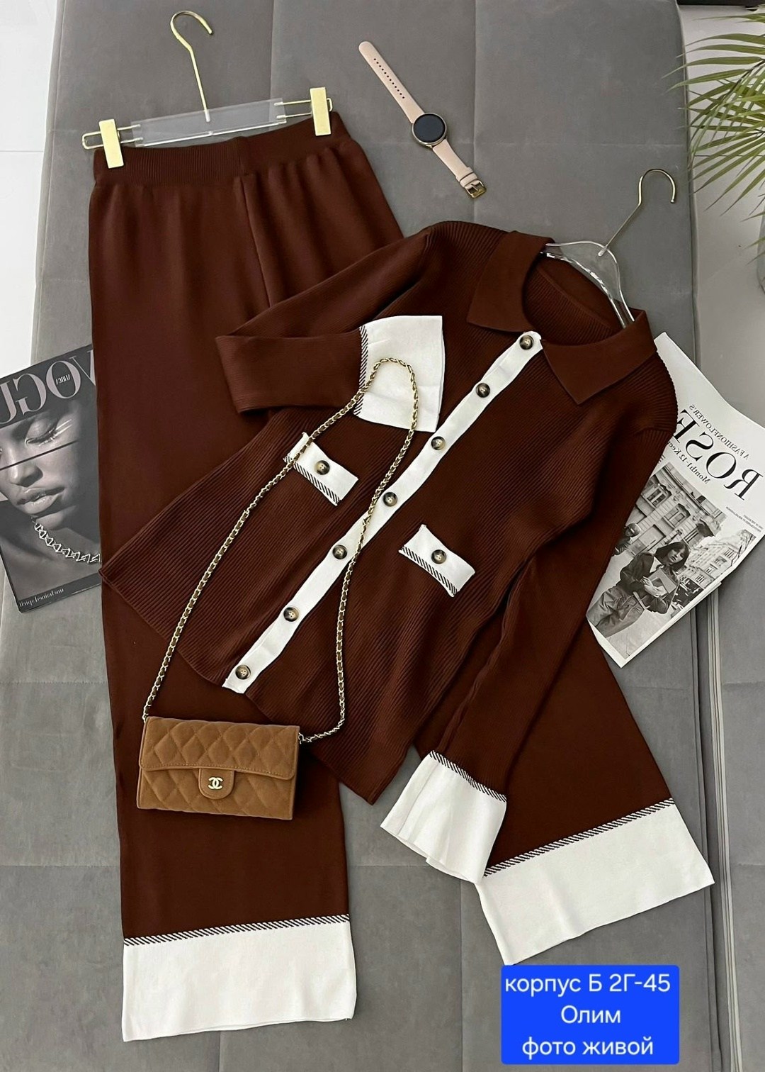 стильные костюмы,женская кофта,вязаный костюм с юбкой,,костюм двойка женская