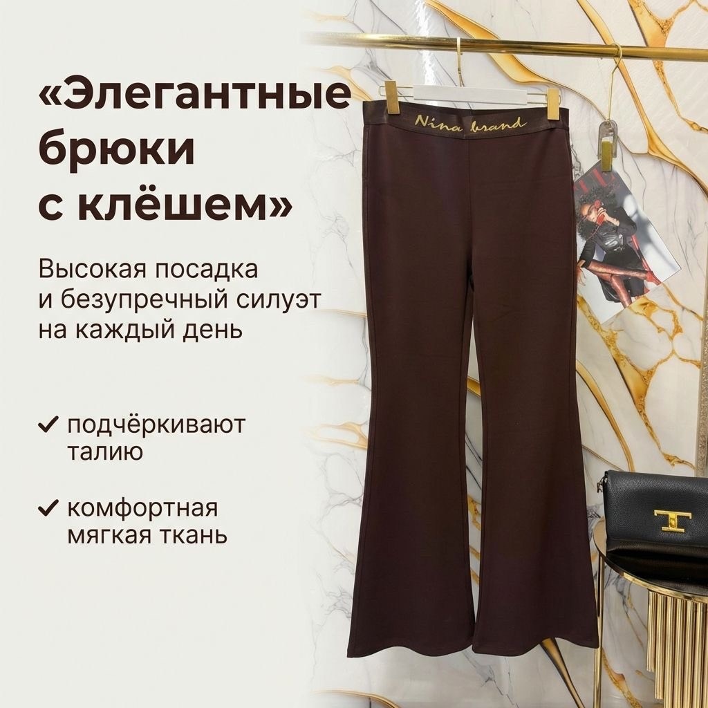 женские брюки,одежда брюки,женские брюки - клеш,брюки клеш,брюки клеш трикотажные