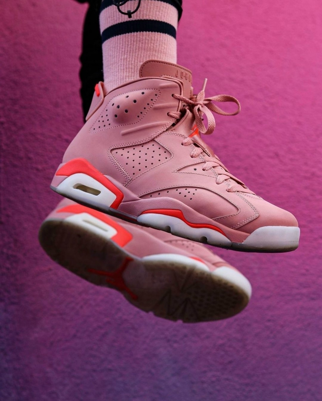 джорданы 6 розовые,air jordan 6 retro 'millennial pink',air jordan 6 pink,nike air jordan 6 retro,баскетбольная