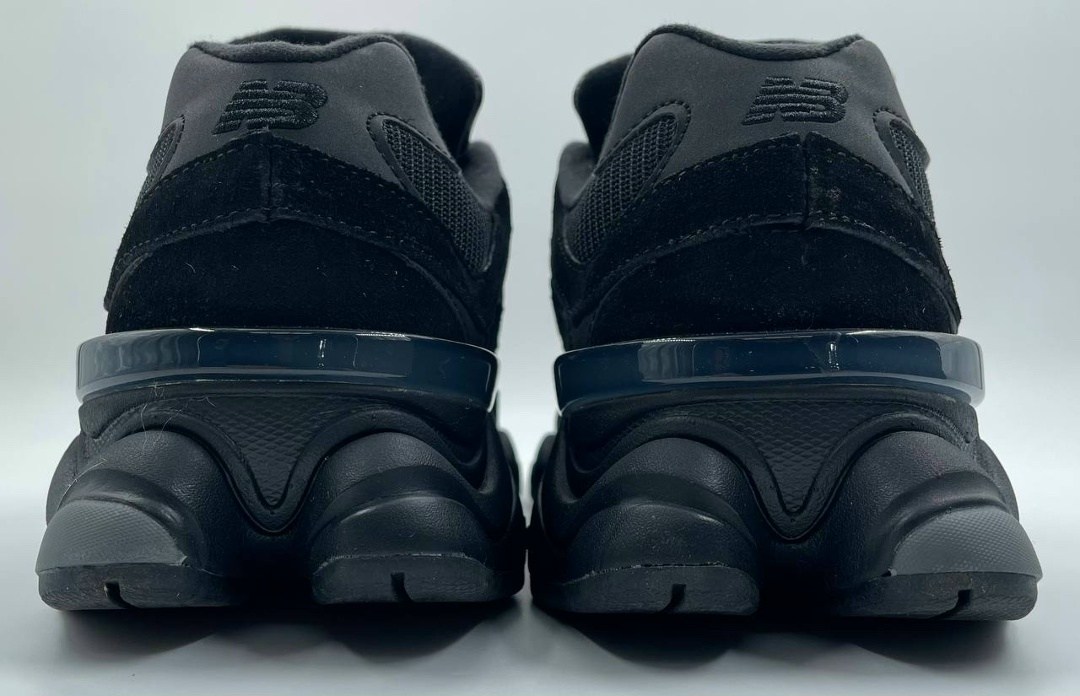 черные кроссовки new balance 9060,кроссовки new balance 9060,кроссовки,new balance 9060 triple black leather,кроссовки new balance 9060 мужские