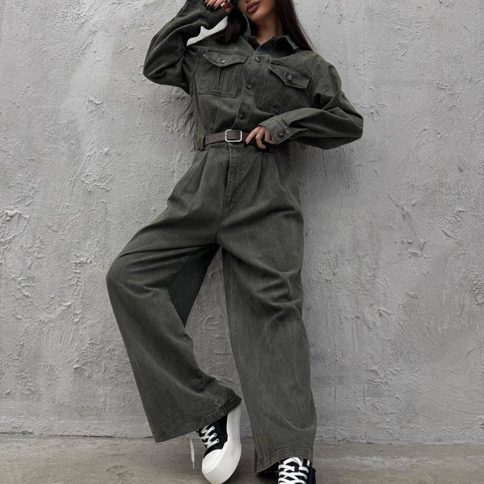 комбинезон davydoff 8014 хаки,комбинезон женский,комбинезон,комбинезон женский хаки,женский комбинезон davydoff 8014 хаки