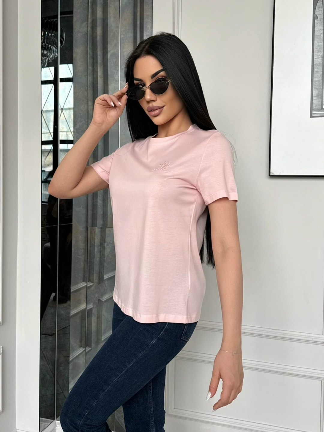 футболка женская,розовая футболка женская,футболки для женщин,футболка трикотажная,базовая женская футболка