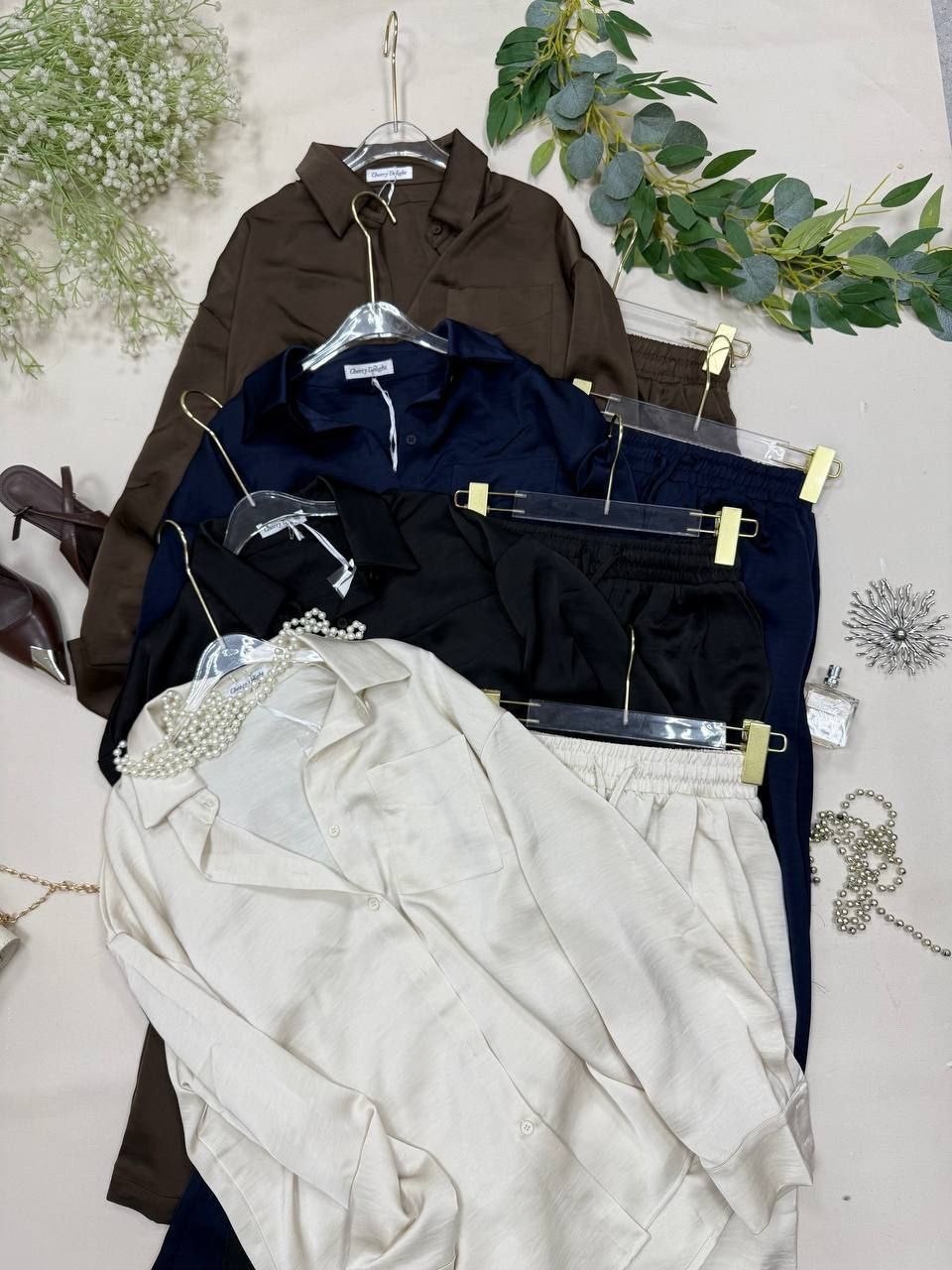 костюм в пижамном стиле,брючный костюм женский,шелковый костюм,женский костюм,костюм