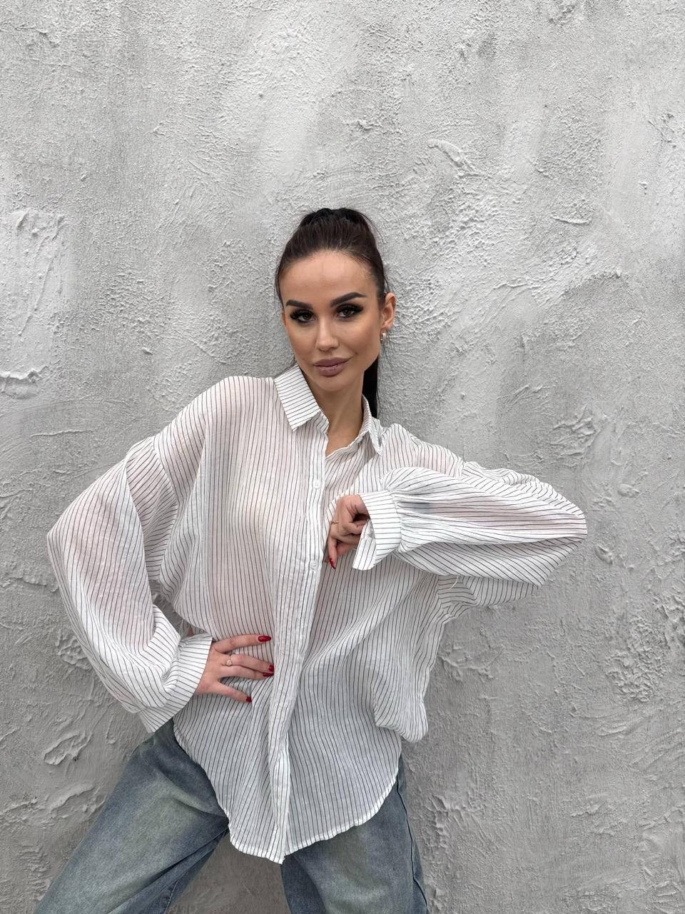 рубашка женская,хлопковая рубашка в полоску оверсайз cosmo brand,классическая рубашка оверсайз,рубашка в полоску оверсайз,женская классическая рубашка