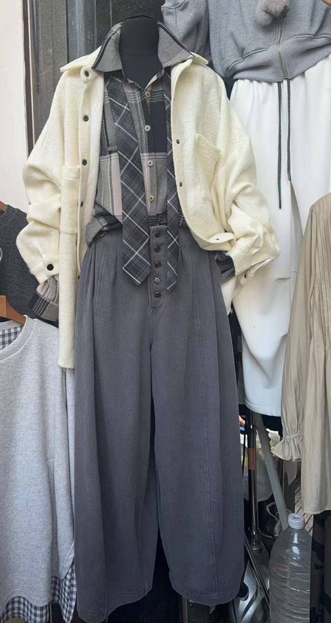 стиль корейский,одежда в стиле,широкие брюки,стиле кэжуал