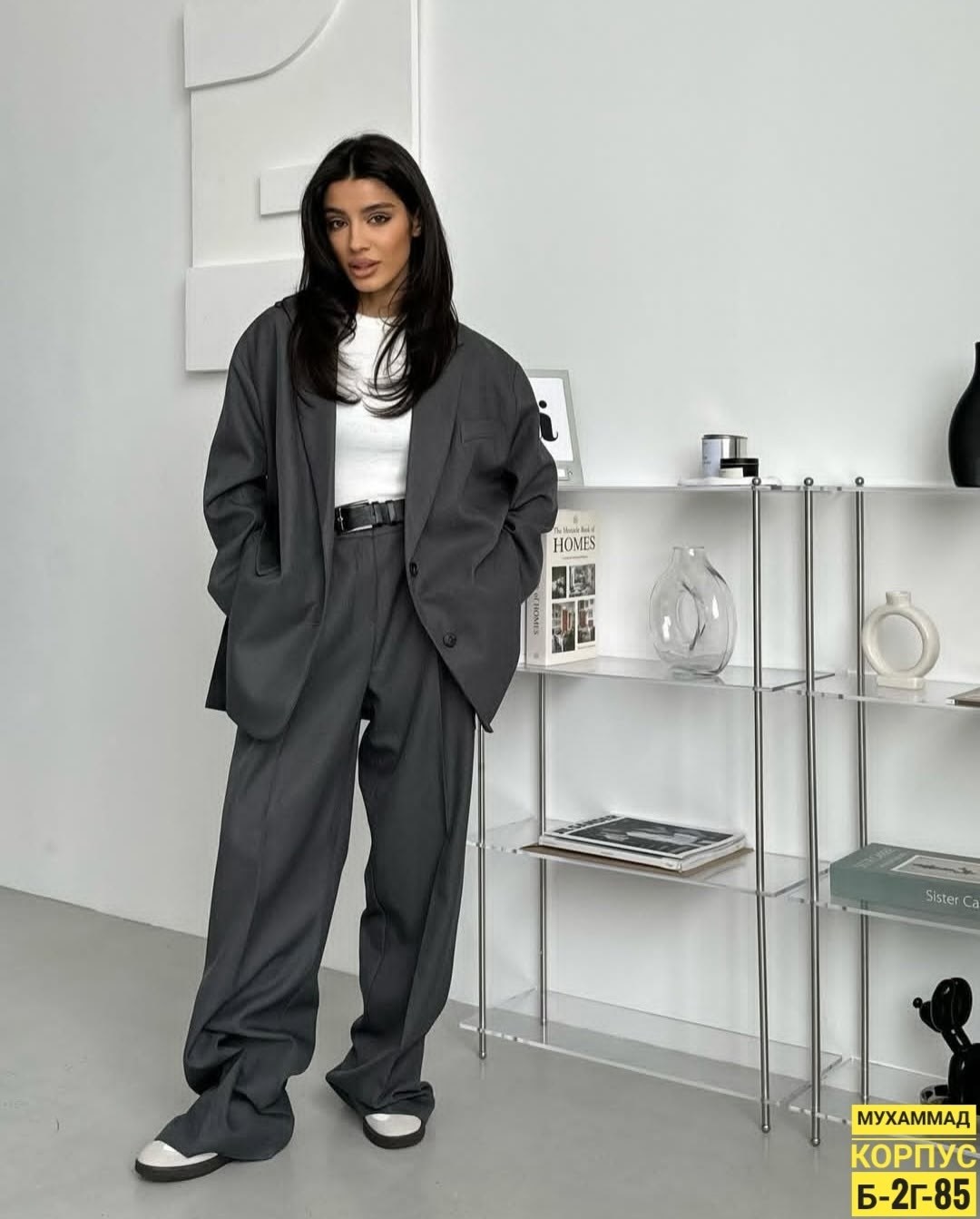 костюм брючный женский юрс,брючный костюм,брючный костюм женский,брючный костюм оверсайз s m,женский брючный костюм оверсайз