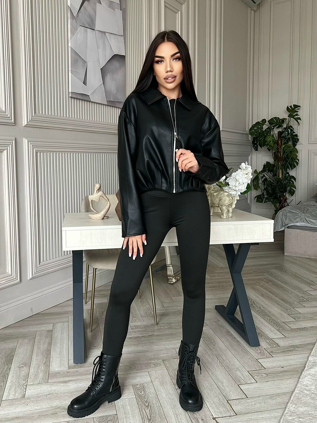 стильные куртки,куртка бомбер,комбинированная куртка,кожаная куртка,куртка кожаная женская