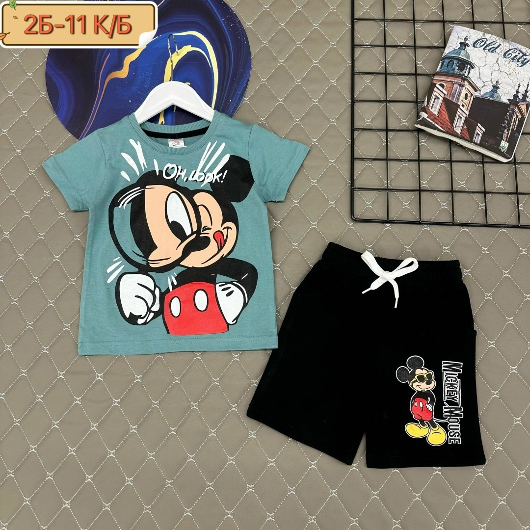 комплект одежды для мальчика,костюм для мальчика летний,костюм зара с микки маусом для мальчика, для мальчиков,комплект детской одежды для мальчика