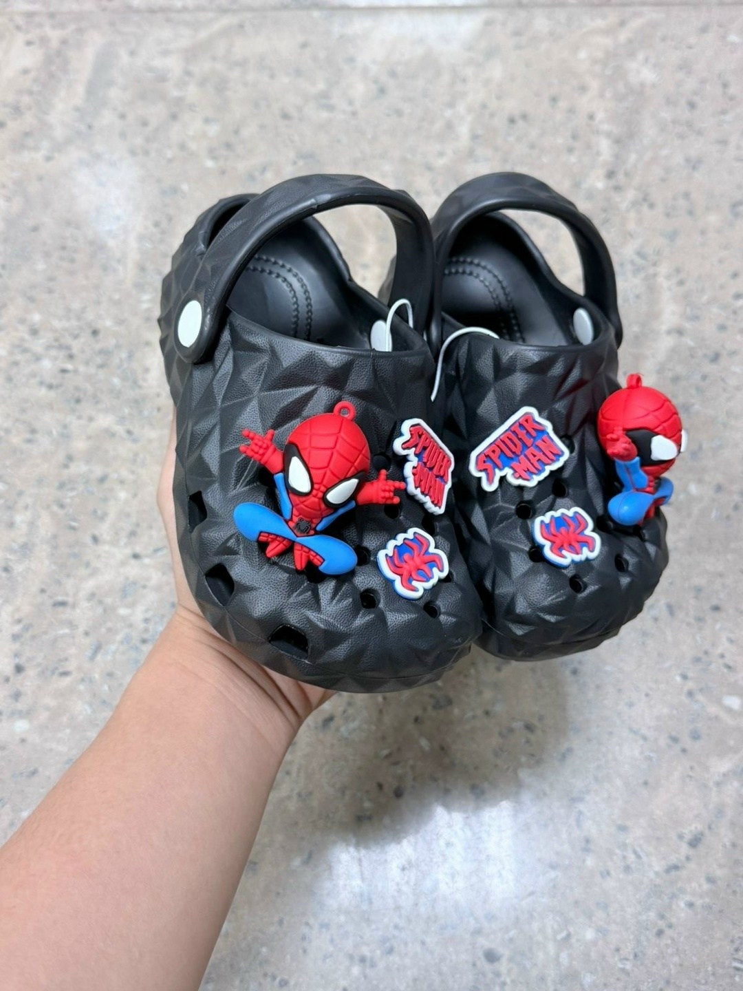 кроксы человек паук,,crocs spider man,пляжная ,детские сандалии