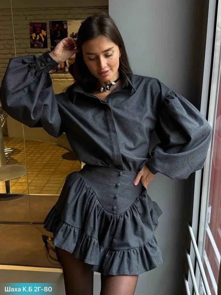 юбка и рубашка,костюм с юбкой,трендовый костюм рубашка мини юбка,костюм юбка рубашка,двоечка юбка и рубашка
