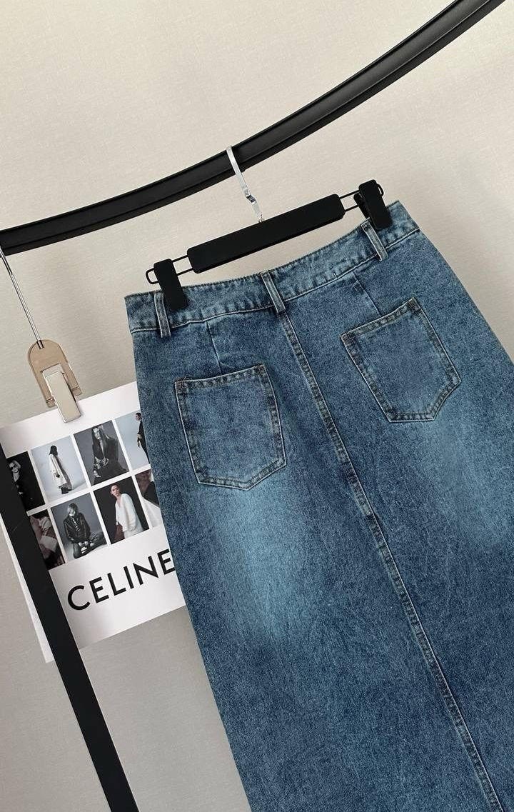 джинсовая юбка женская с высокой талией,юбка джинсовая женская,джинсовая юбка длинная,джинсовая юбка,женская длинная джинсовая юбка с разрезом и высокой талией в корейском стиле