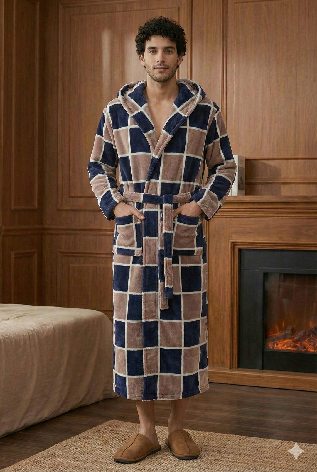 халат мужской,мужской халат в клетку,халат мужской махровый,халат для дома,халат домашний мужской