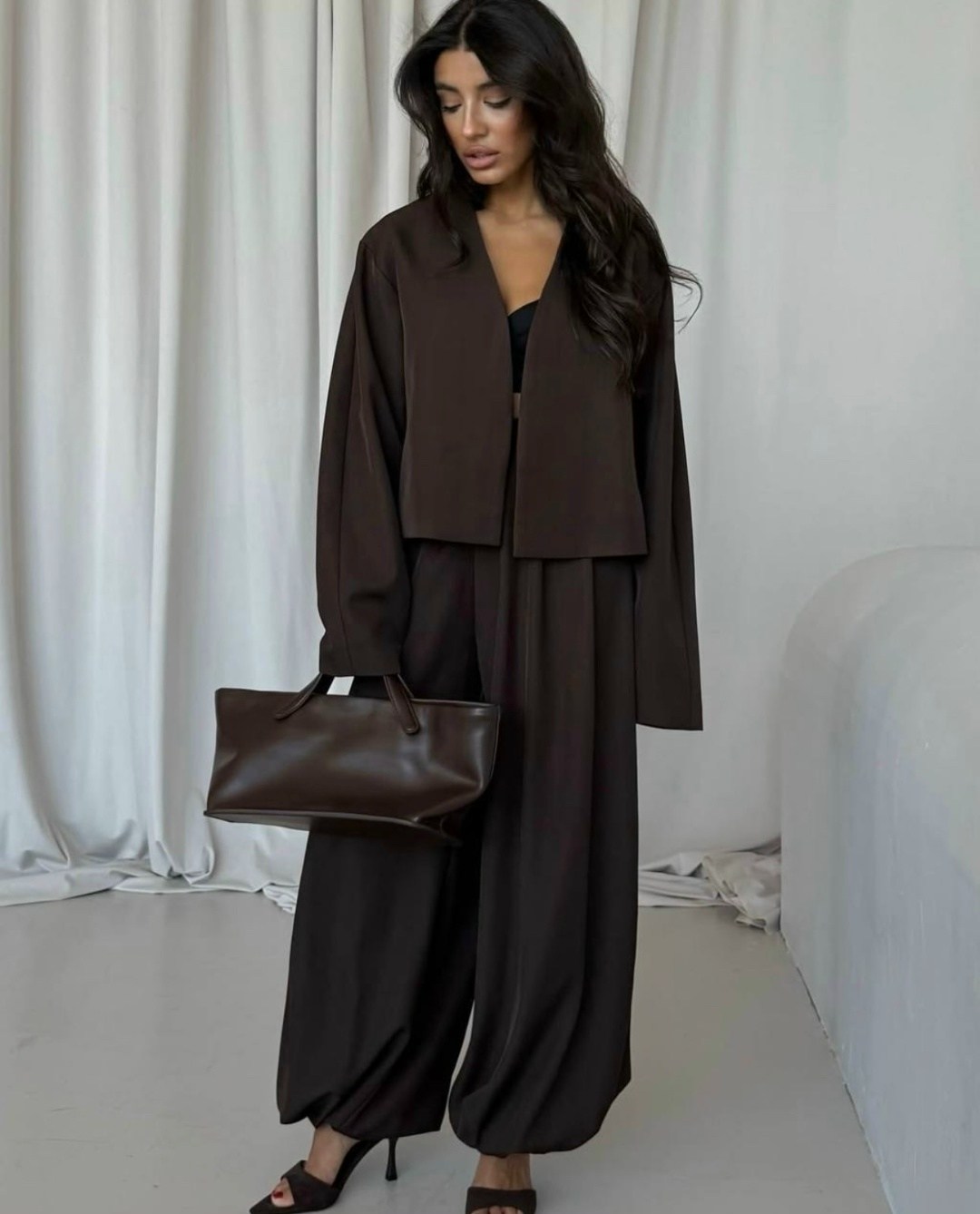 костюм с брюками,брючный костюм женский,костюм брючный,женский костюм,костюм с брюками алладинами