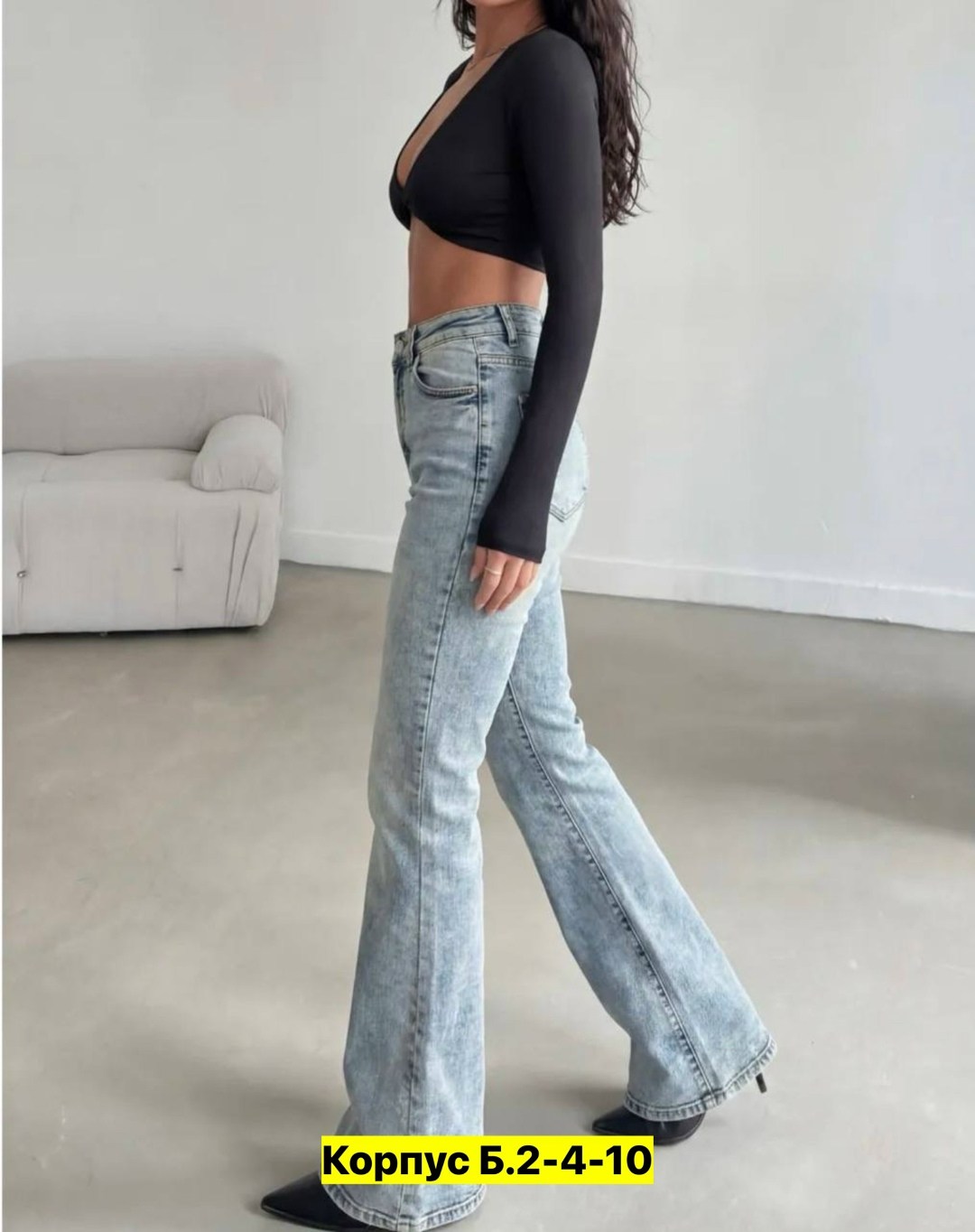 джинсы женские клёш,женские джинсы,джинсы клеш от колена,джинсы клёш,джинсы клеш с высокой посадкой glanada