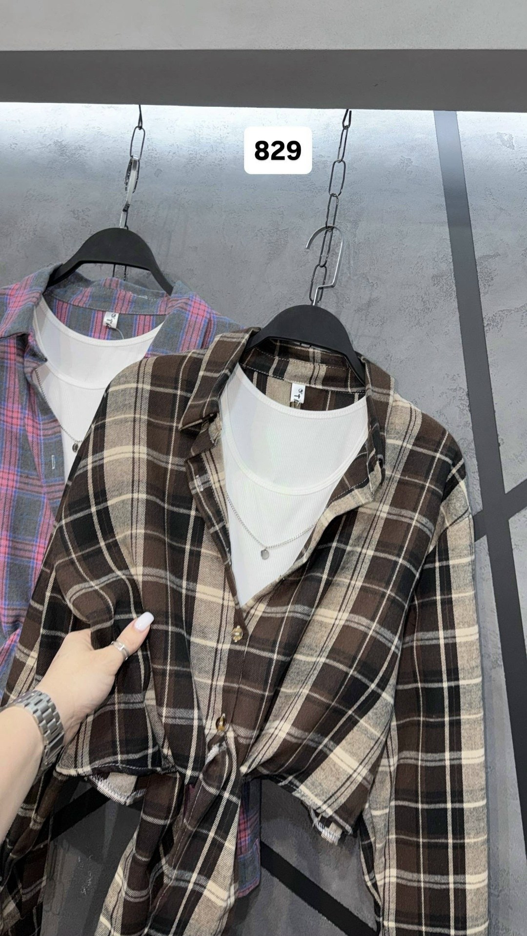 рубашка в клетку женская,рубашка в клетку оверсайз женская,рубашка женская,рубашка в клетку,рубашка в клетку оверсайз варенка umalook