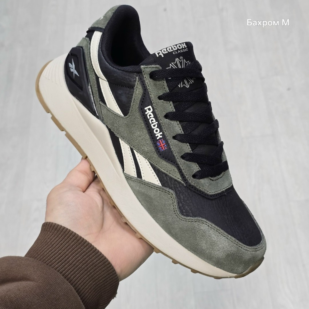 мужские кроссовки reebok,кроссовки reebok classic,кроссовки унисекс reebok classic leather зеленые,кроссовки reebok,мужские кроссовки reebok classic leather cordura