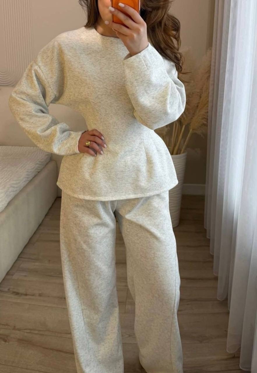 трикотажные костюмы,стильные женские костюмы,спортивные комплекты брючные,широкие брюки,костюм трикотажный serianno