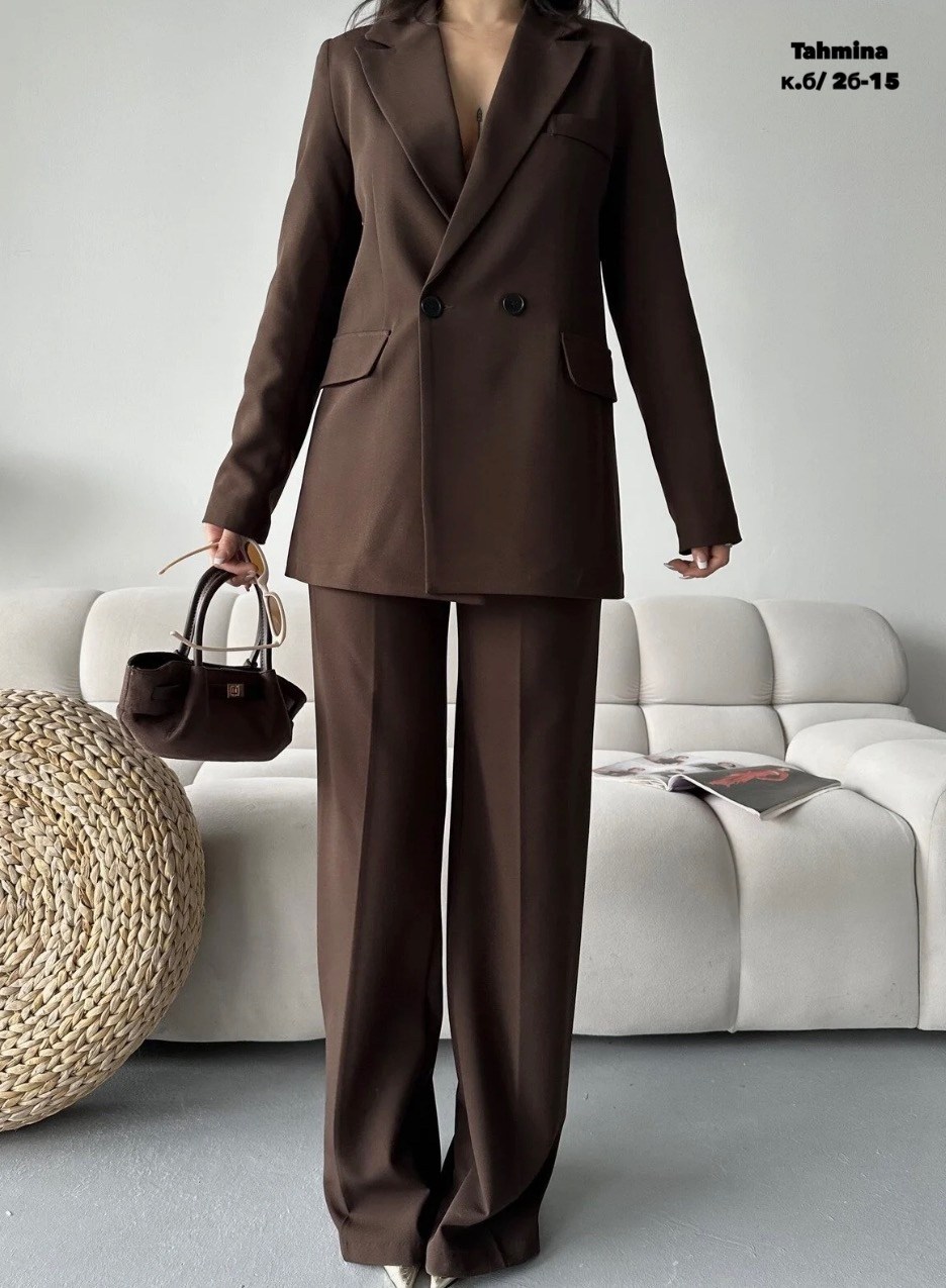 брючный костюм,брючный костюм серый женский,костюм женский брючный,классический брючный костюм с пиджаком cosmo brand,серый брючный костюм