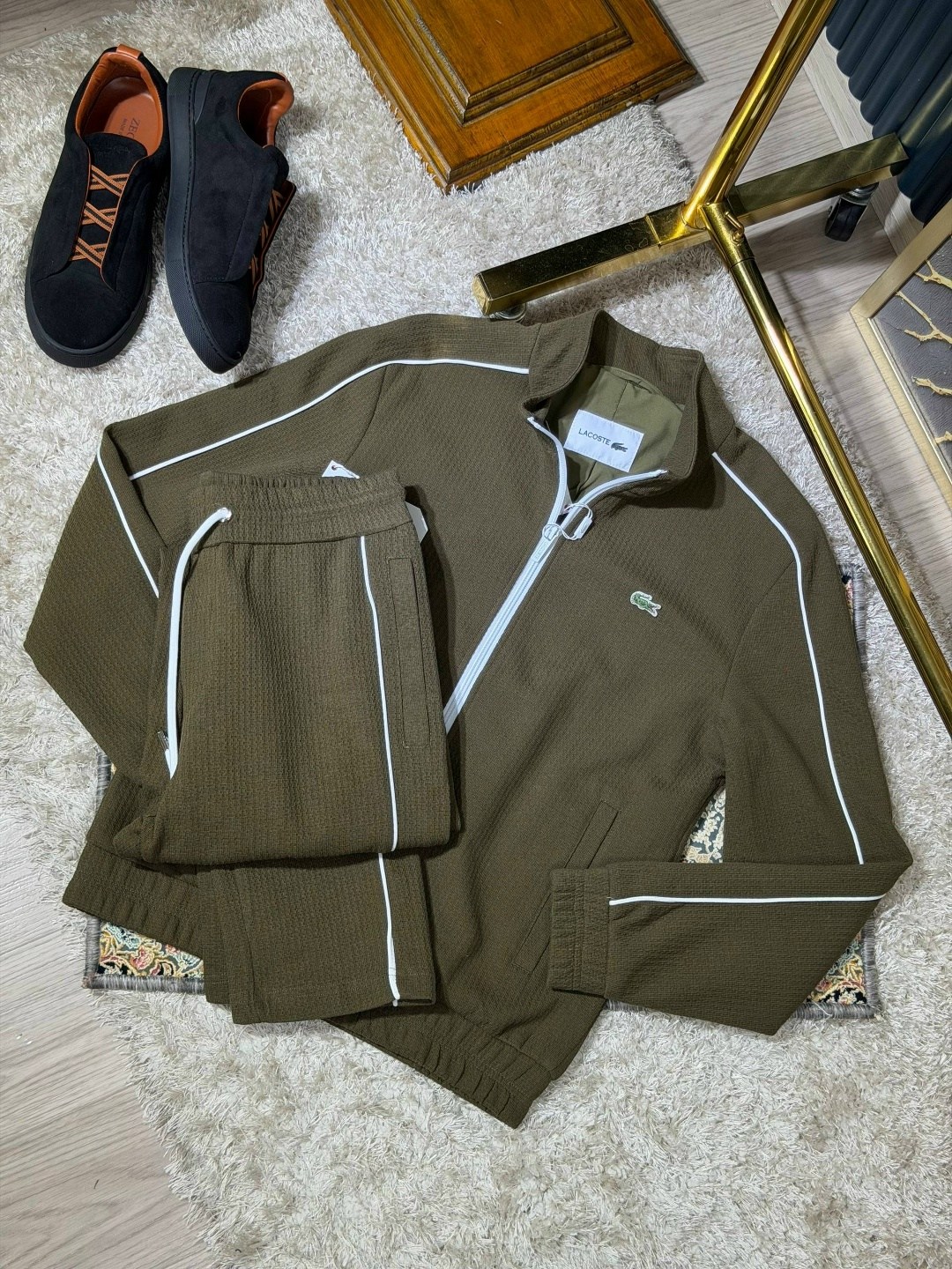 куртка original paris lacoste зеленый,lacoste full zip track jacket green,lacoste зеленый,бомбер lacoste,lacoste куртка