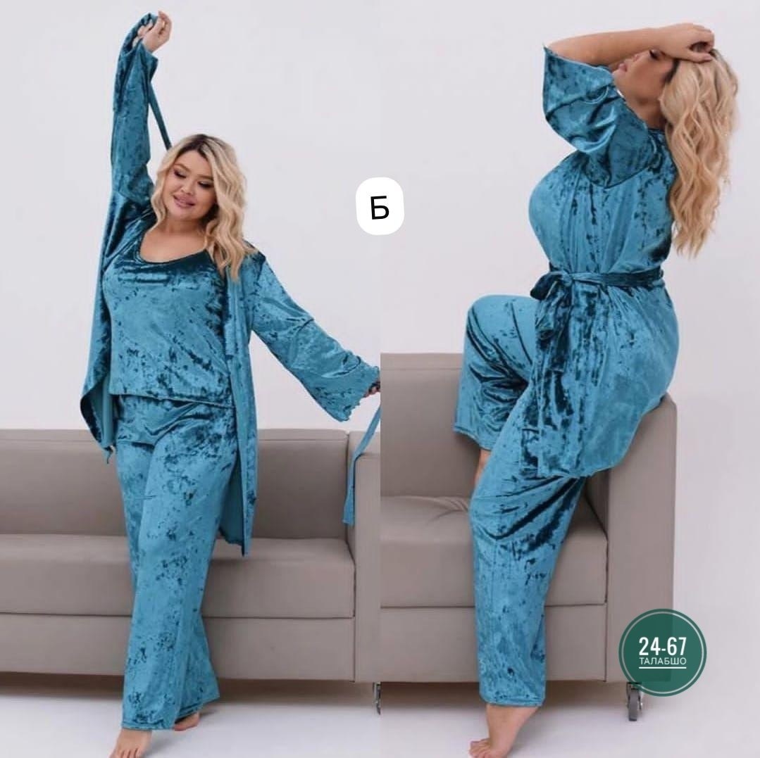 пижама тройка женская велюр,велюр костюм,велюровая пижама для девочки,пижама велюр,комплект пижама