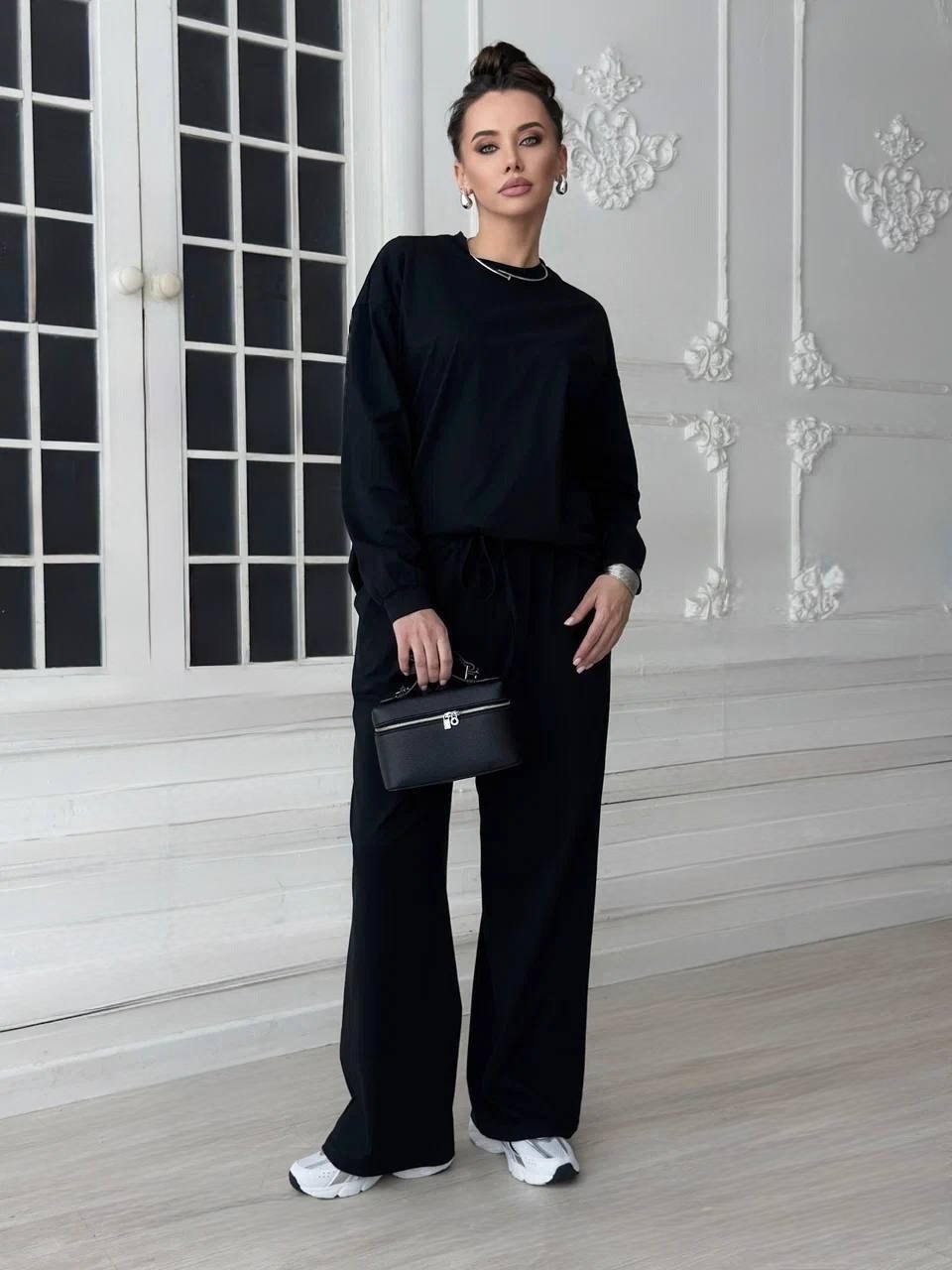 костюм женский,костюм с брюками,cпортивный костюм женский черный,женский костюм с брюками палаццо,спортивный костюм женский