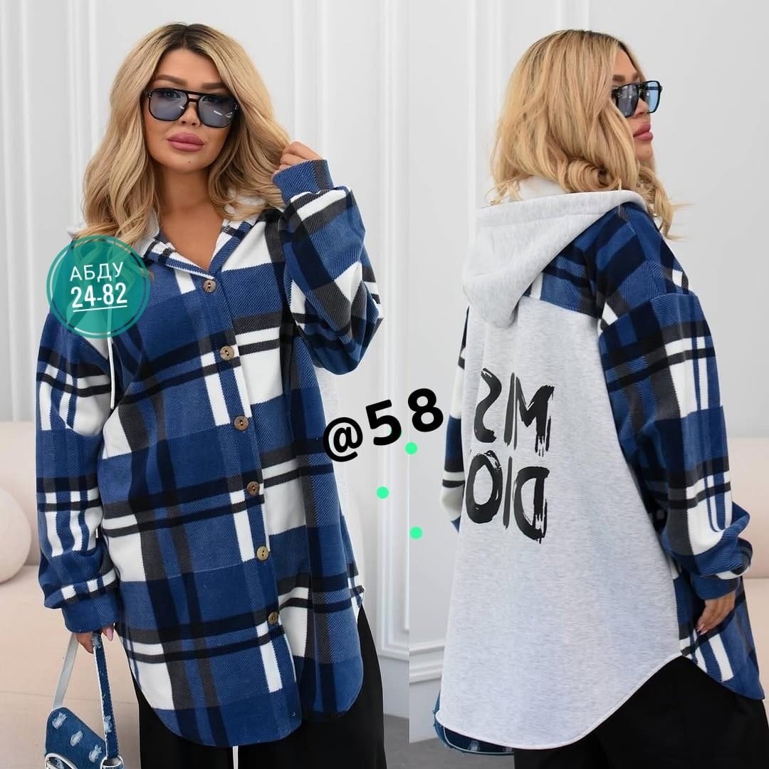 рубашка оверсайз теплая в клетку удлиненная amy store,кардиган в клетку,женская кофта больших размеров,пальто в клетку для полных женщин,кофта женская