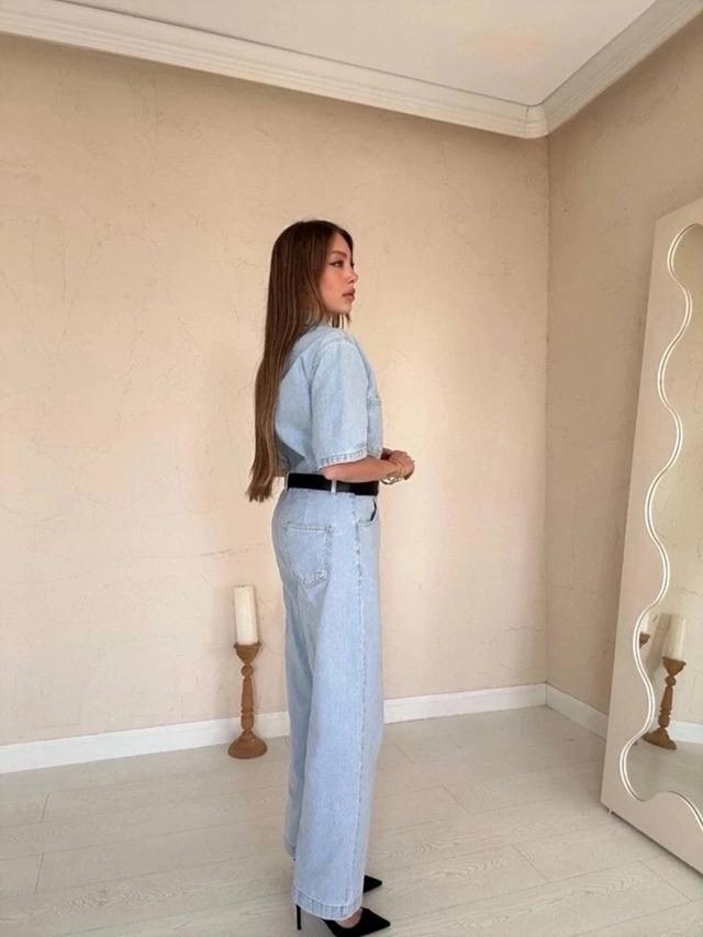 джинсовый женский комбинезон,джинсовый комбинезон,комбинезон джинсовый брючный,джинсовый слитный комбинезон женский,джинсовый комбез