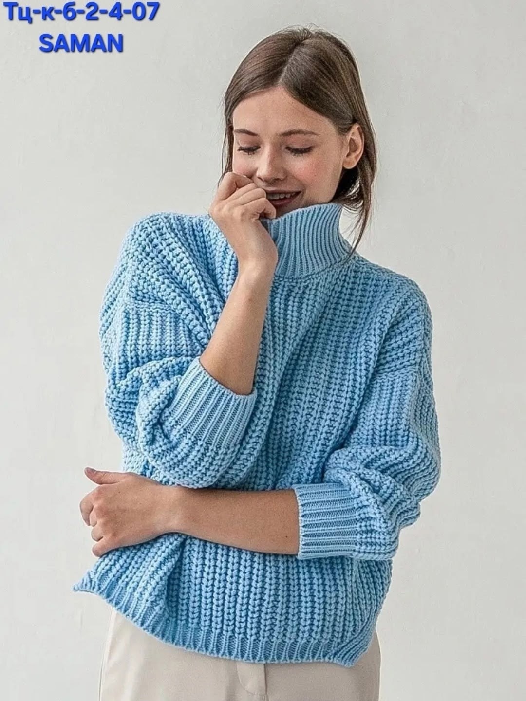 красный длинный свитер,свитер вязаный оверсайз с горлом объемный zamira,красный свитер крупной вязки женский,свитер вязаный оверсайз с горлом объемный,свитер оверсайз