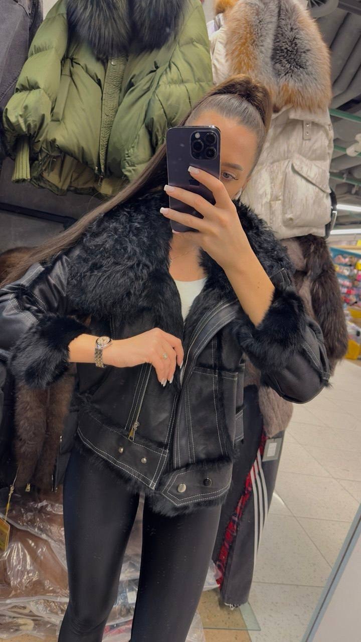 кожаная куртка на меху,vera pelle кожаная куртка,женская кожаная куртка,куртка кожаная с мехом patrizia pepe,меховая куртка