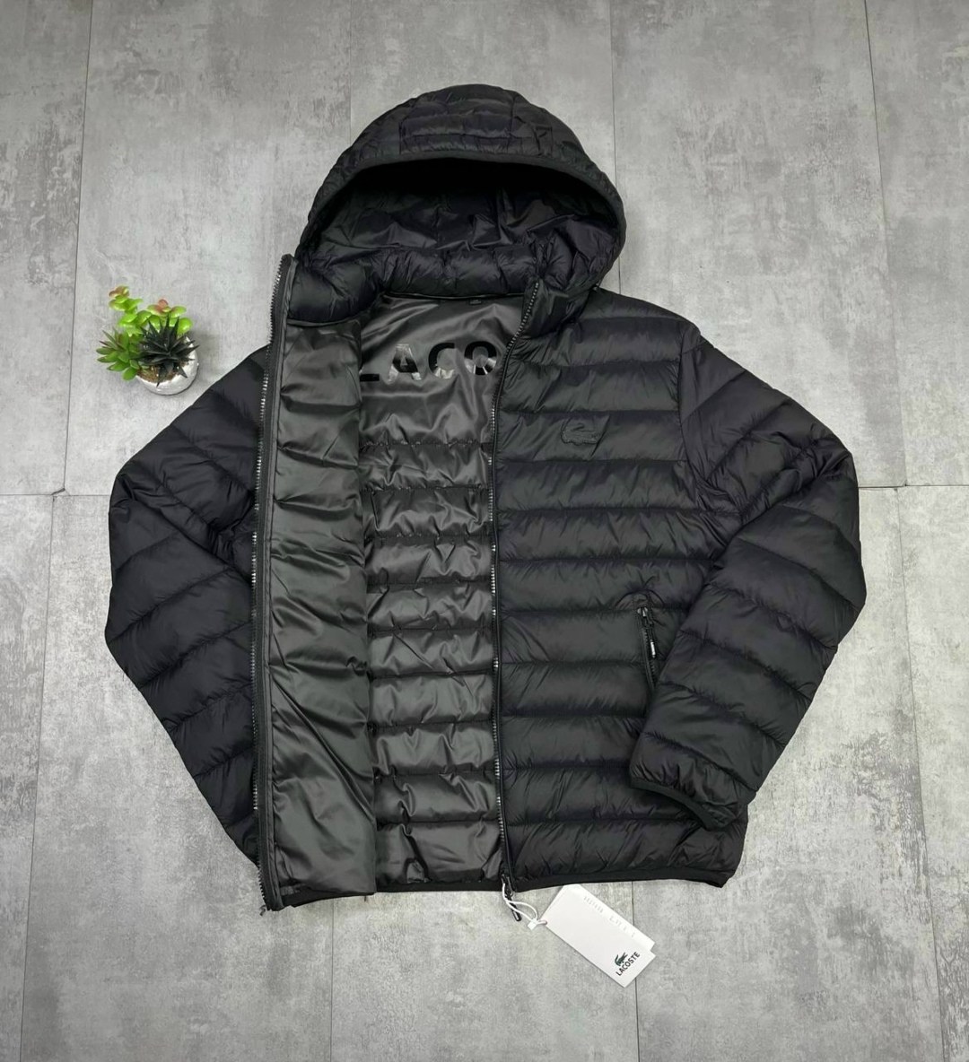 мужской пуховик lacoste long hooded quilted оливковый,пуховик мужской lacoste,пуховик lacoste,куртка lacoste,куртка зимняя lacoste